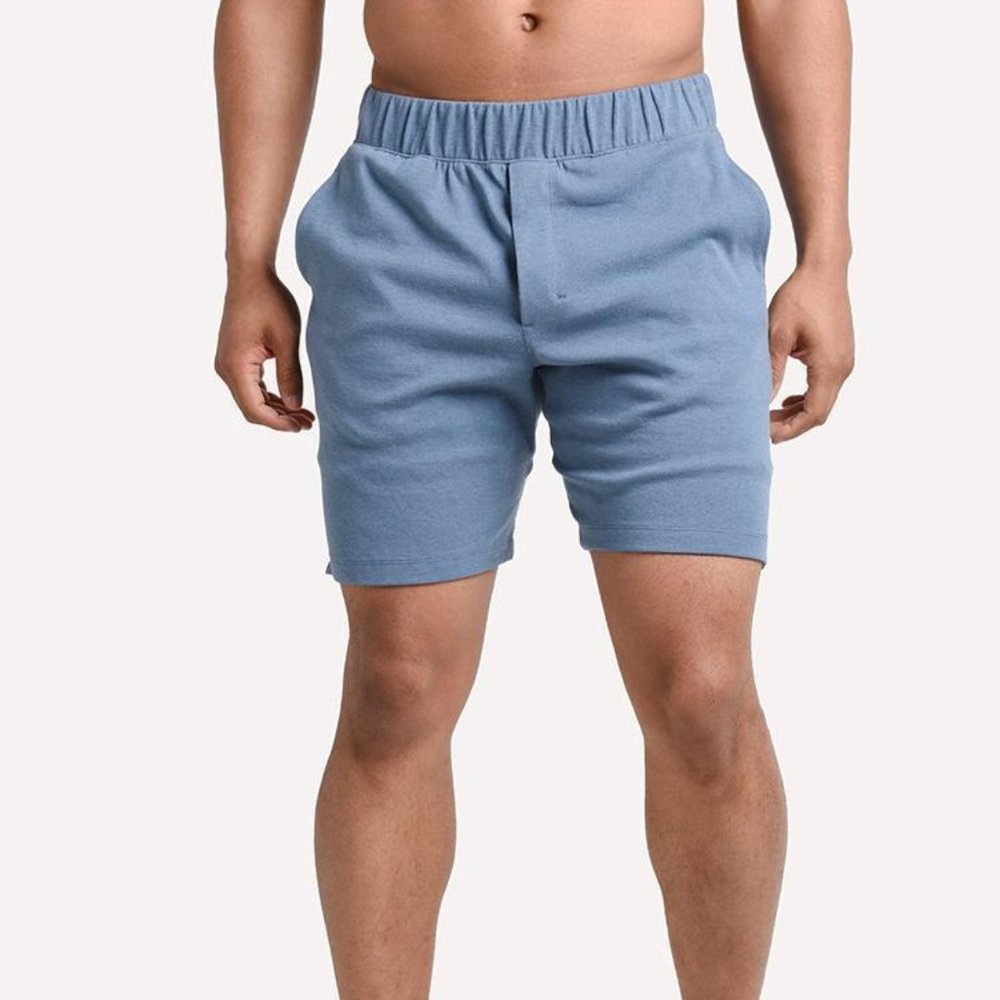 THE NORMAL BRAND Puremeso lounge short blue